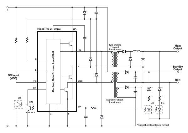 Power Integrations HiperTFS-2 Power Controllers