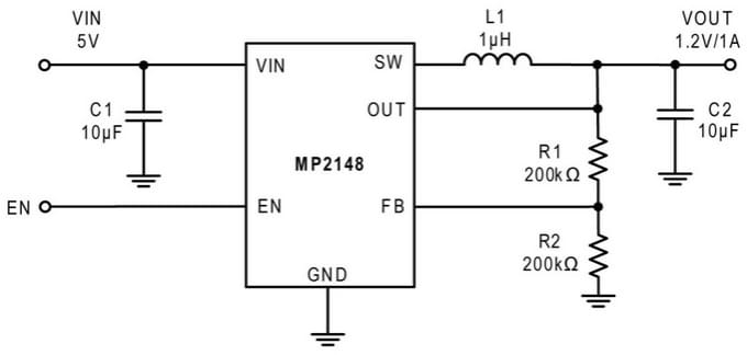 Monolithic Power Systems (MPS) MP2148 Synchronous Step-Down Converters