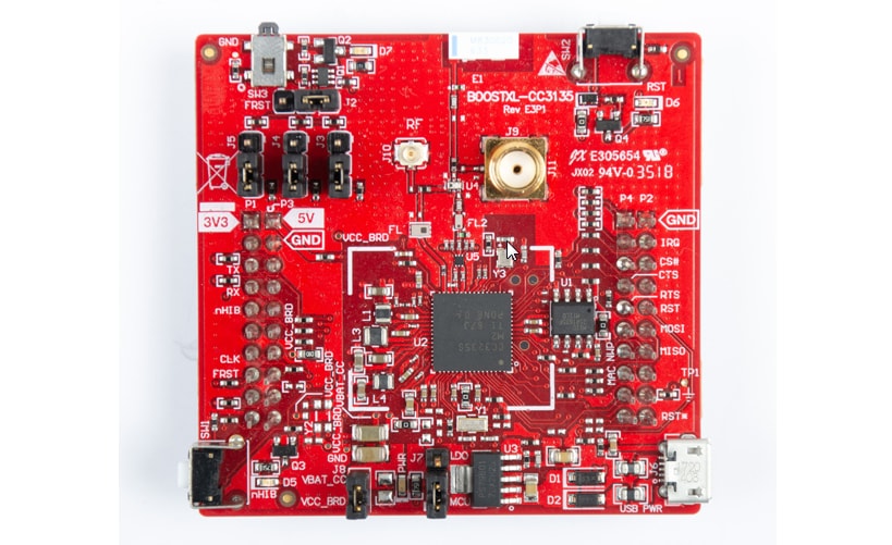 Location Circuit - Texas Instruments BOOSTXL-CC3135 BoosterPack™ Plug-in Module Kit