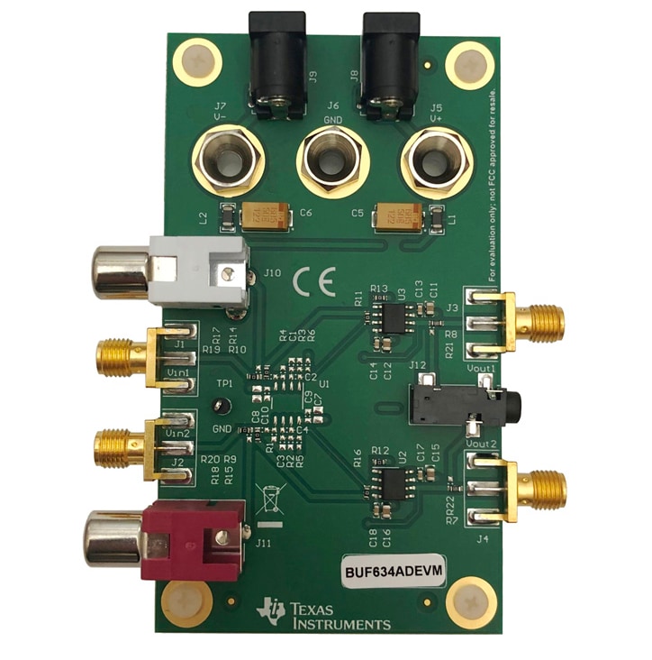 Location Circuit - Texas Instruments BUF634ADEVM Evaluation Module (EVM)