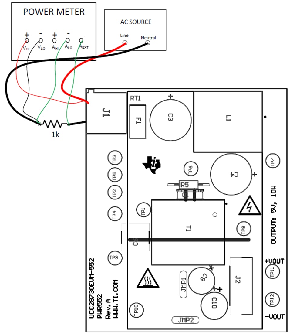 Chart - Texas Instruments UCC28730EVM-552 Evaluation Module
