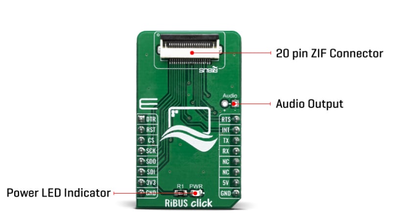 Mikroe MIKROE-3642 RiBUS Click Board