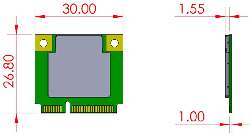 Coral TPU Mini PCIe Edge Accelerator Module