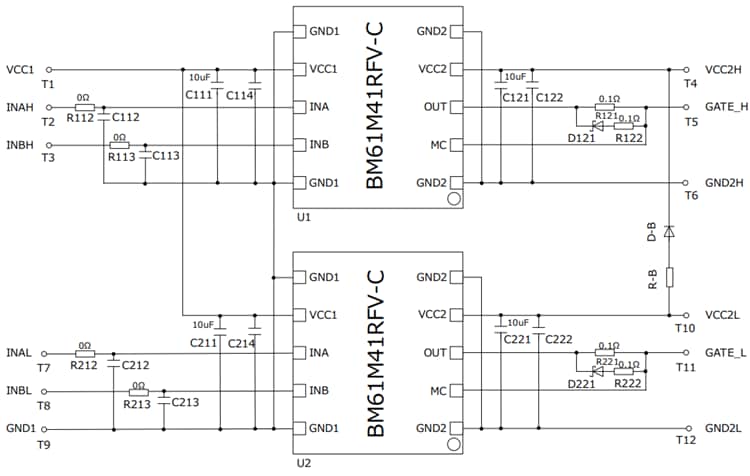Schematic - ROHM Semiconductor BM61M41RFV-EVK002 Evaluation Board