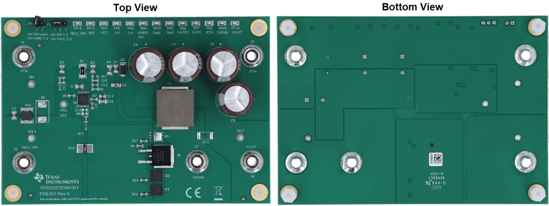 Mechanical Drawing - Texas Instruments TPS23521EVM-001 Controller Evaluation Module