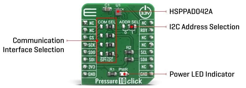 Block Diagram - Mikroe Pressure 10 Click
