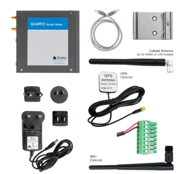 Siretta QUARTZ-LTE Dual Port LTE Routers (EU)