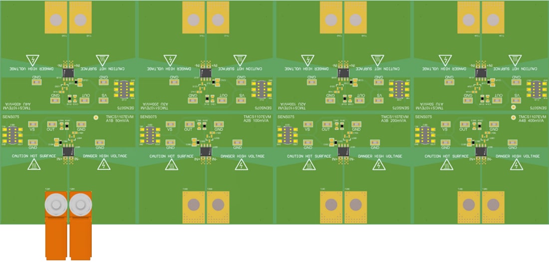 Mechanical Drawing - Texas Instruments TMCS1107EVM Current Sensing Evaluation Module