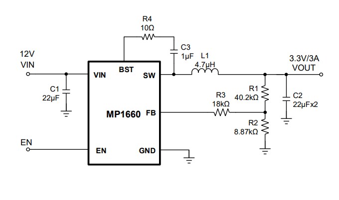 Application Circuit Diagram - Infineon Technologies TLD5099EP Multi Topology LITIX™ Controller IC