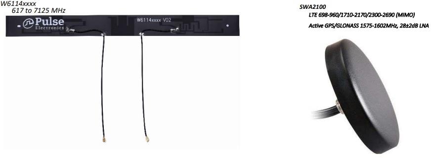 Pulse Electronics 5G MIMO FPC Internal Antennas