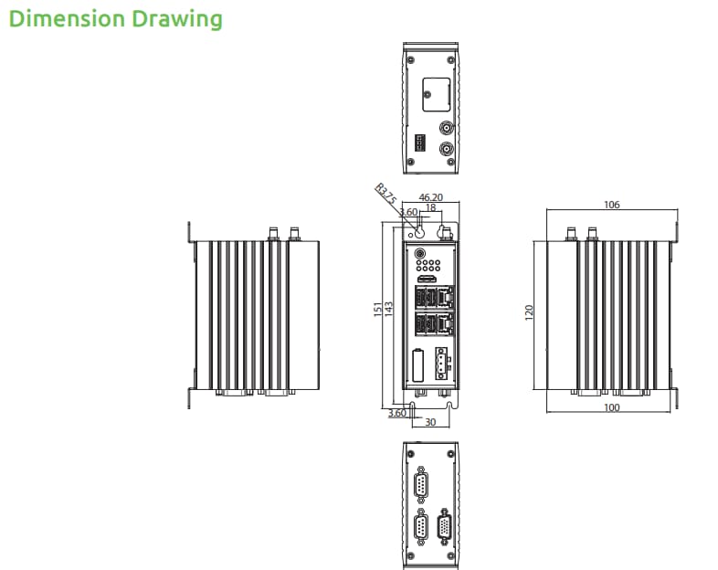 NexAIoT NIFE 105 Factory Automation Fanless System