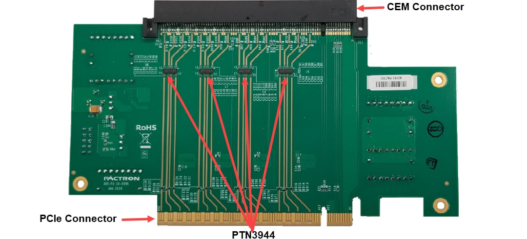 NXP Semiconductors PTN3944EVM-KIT PCIe 4 Linear Equalizer Eval Board