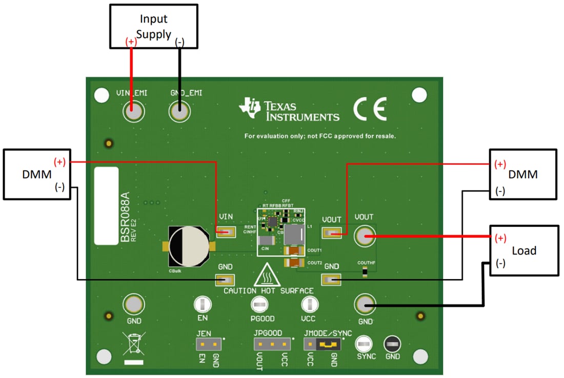 Mechanical Drawing - Texas Instruments LMR43620MQ3EVM-2M Converter Evaluation Module