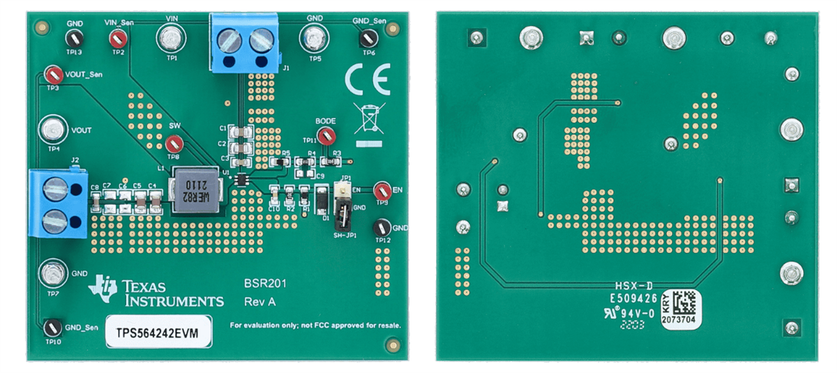 Location Circuit - Texas Instruments TPS56424xEVM Evaluation Modules