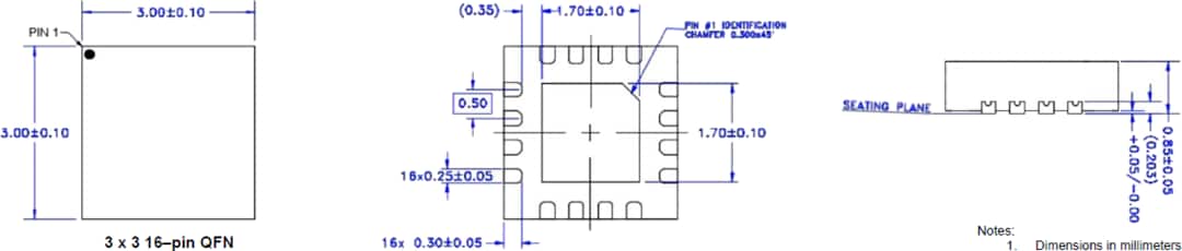 Mechanical Drawing - Qorvo QPL1819 75Ω CATV Amplifier