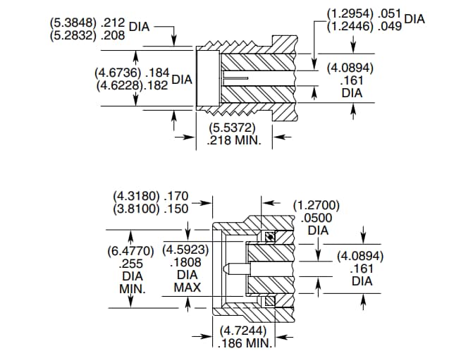 Samtec PRF01 Precision SMA Cable Connectors