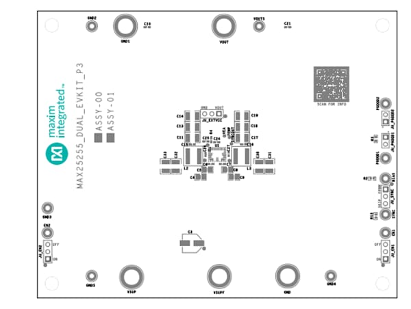 Location Circuit - Analog Devices / Maxim Integrated MAX25255DUALEVKIT Evaluation Kit