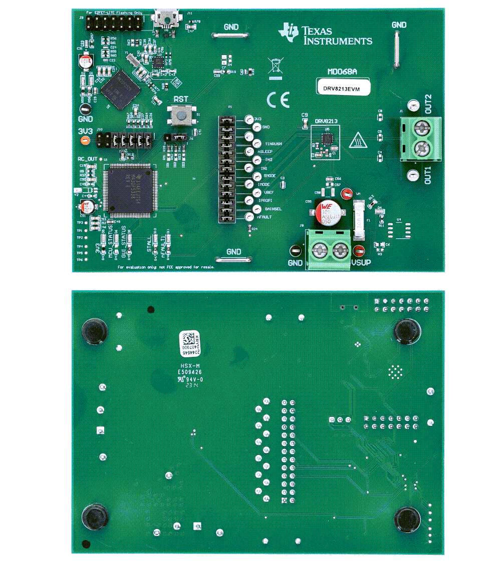 Location Circuit - Texas Instruments DRV8213EVM Evaluation Module