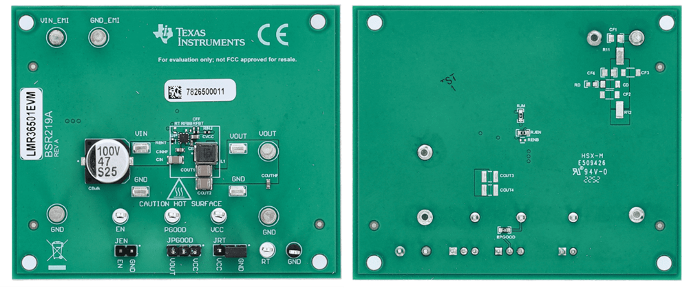 Texas Instruments LMR36501EVM Evaluation Module
