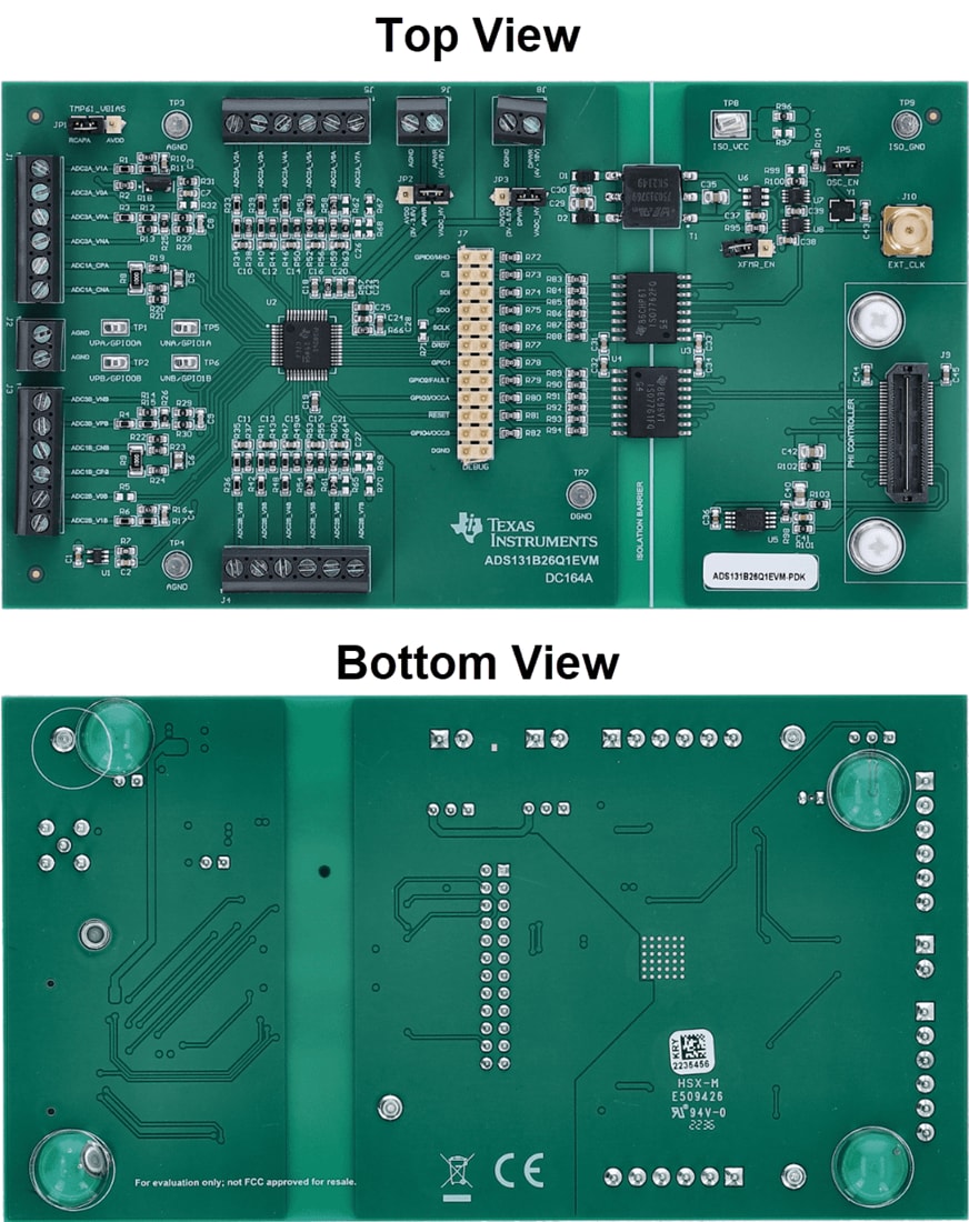 Mechanical Drawing - Texas Instruments ADS131B26Q1EVM-PDK ADC Evaluation Module