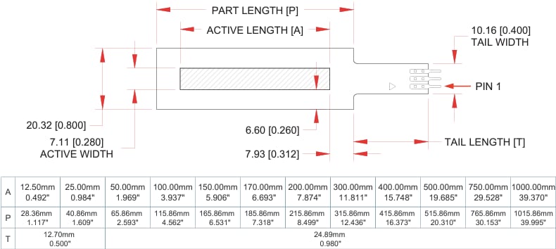 Mechanical Drawing - Spectra Symbol HotPot Potentiometers