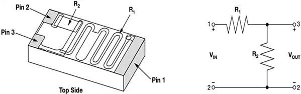 Schematic - Vishay CDMV Thick Film Chip Dividers