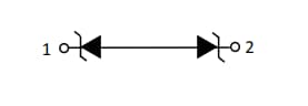 Block Diagram - Littelfuse SP3022-01ETG-NM Bidirectional TVS Diodes