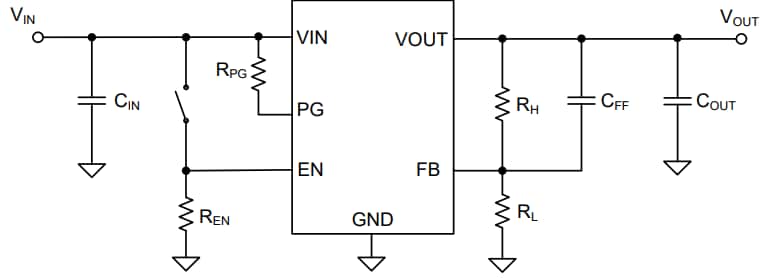 Schematic - Silergy SY20623D Synchronous Step Down DC/DC Converter