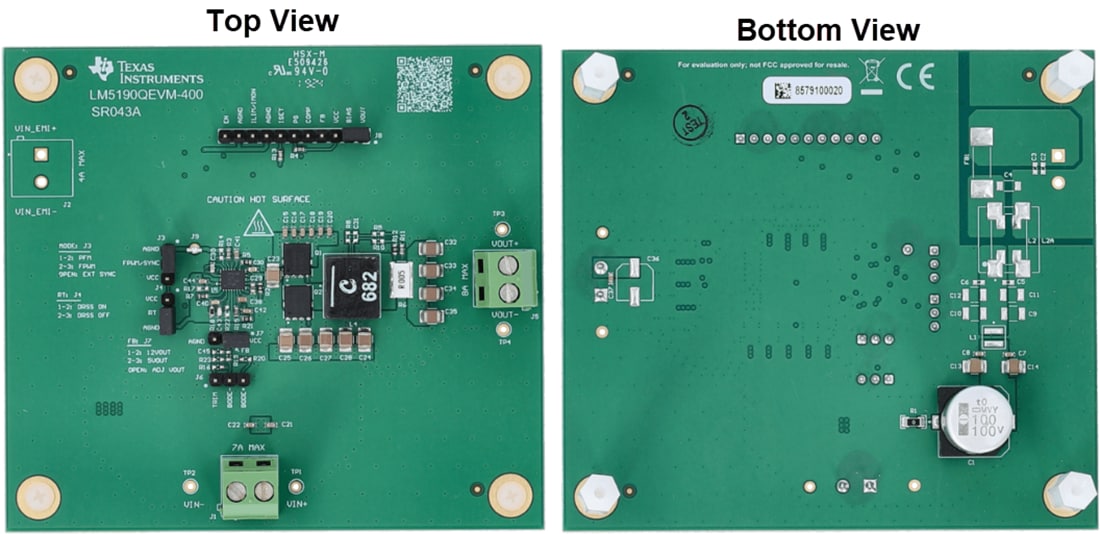 Location Circuit - Texas Instruments LM5190Q1EVM-400 Evaluation Module (EVM)