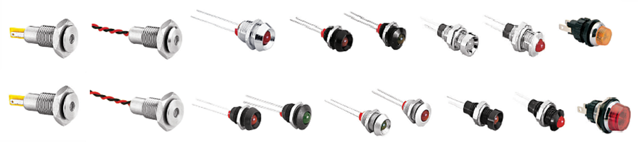 Chart - Bulgin LED Panel-Mount Indicators