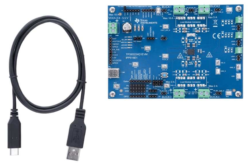 Texas Instruments TPS65224Q1EVM PMIC Evaluation Module (EVM)