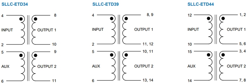 Schematic - Signal Transformer / Bel SLLC High Frequency Resonant Transformers