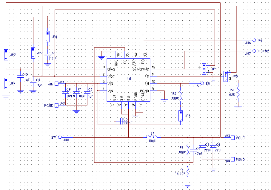 Schematic - Diodes Incorporated AP66200 Evaluation Board