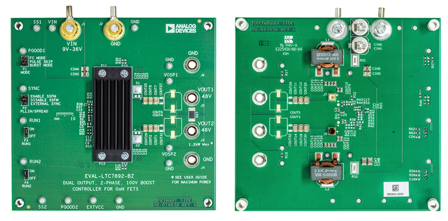 Location Circuit - Analog Devices Inc. EVAL-LTC7892-BZ Evaluation Board