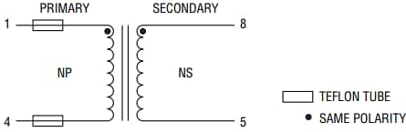 Schematic - Bourns SM91259AL Power Transformer
