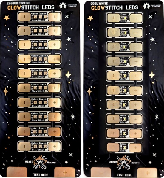 MakerQueenAU GlowStitch LEDs