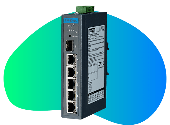 EKI-2706G-1GFPI Unmanaged Ethernet Switches