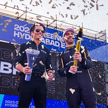 Mouser Celebrates First Place Win at India E-Prix