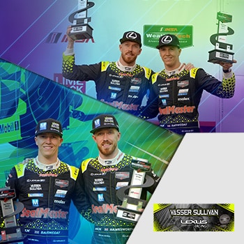 Mouser-Sponsored Vasser Sullivan Lexus Team Earns Another Podium Finish at IMSA Northeast Grand Prix